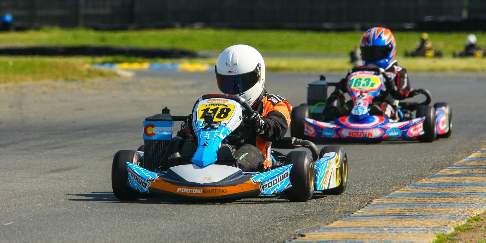 Rennaction auf der Kartbahn Gollhofen