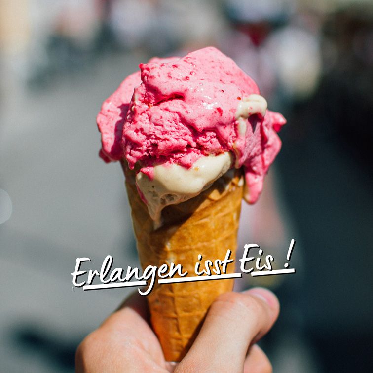 Sommer in der Stadt! Nichts geht über eine erfrischende Kugel Eis an einem sonnigen Tag. Hier findest du das beste Eis in Erlangen.