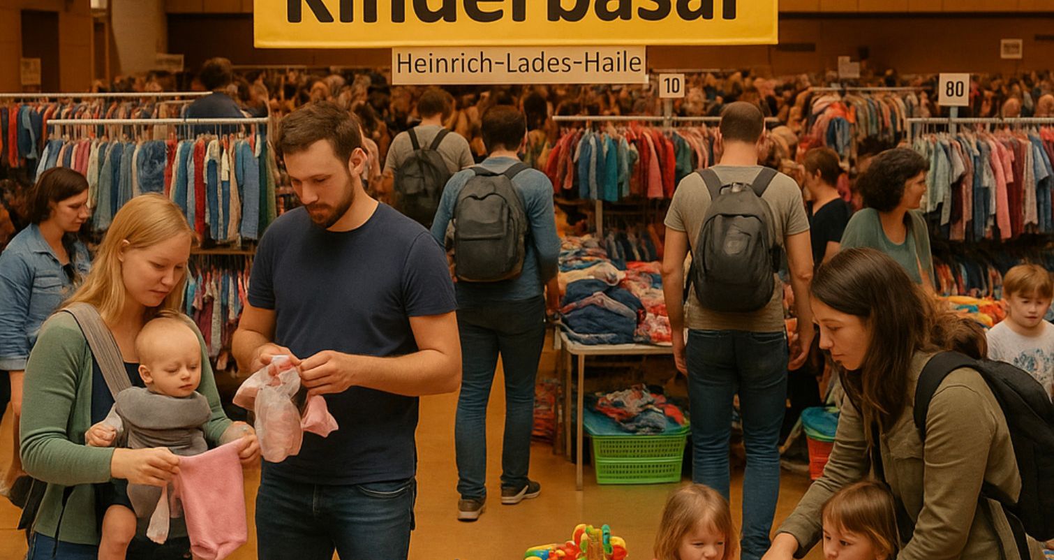 Kinderbasar in der Heinrich‑Lades‑Halle Erlangen: nachhaltige Lieblingsstücke für Babys & Kinder – 20.09.2025