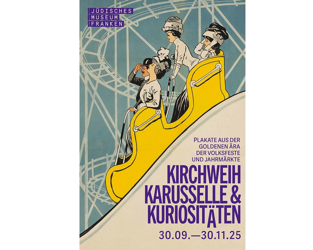 Jüdisches Museum Fürth zur Michaelis Kirchweih: Feststimmung vor dem Museum und Hinweise auf zwei Sonderausstellungen.