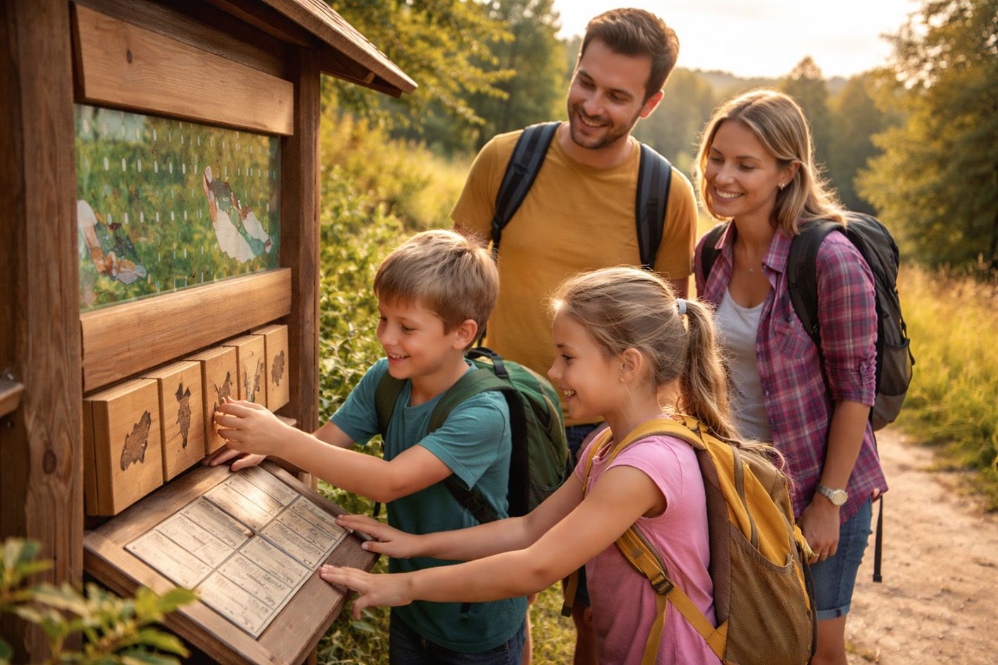 Familienfreundlicher Themenwanderweg rund um Nürnberg mit Erlebnisstationen