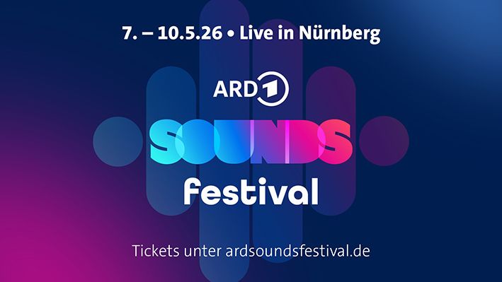 ARD Sounds Festival 2026 Nürnberg Live Podcasts Event ARD Sounds Festival Banner 👉 Alternative (für Variation auf anderen Seiten):