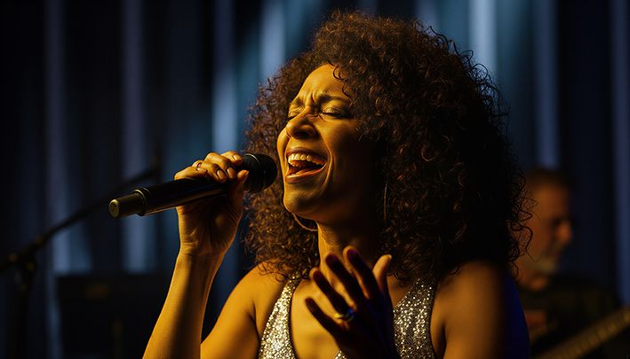 Donna Blackwood singt live in der Whitney Houston Tribute Show in Nürnberg 2026
