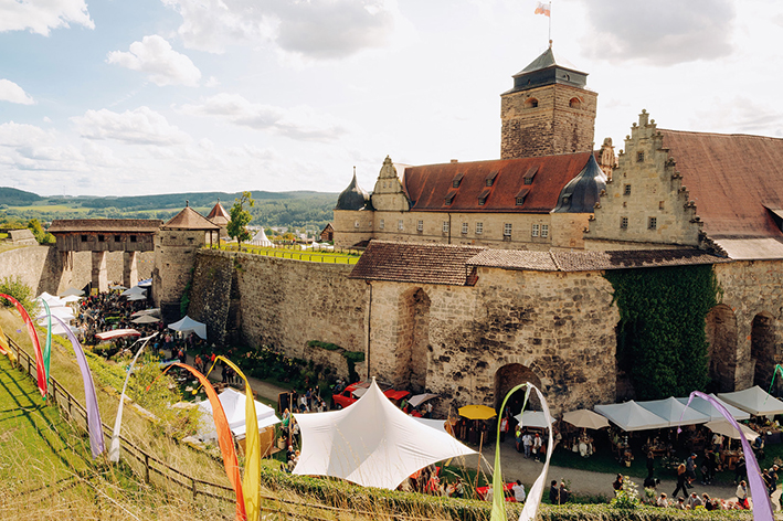 Rosenmesse Kronach 2026 auf der historischen Festung Rosenberg in Kronach