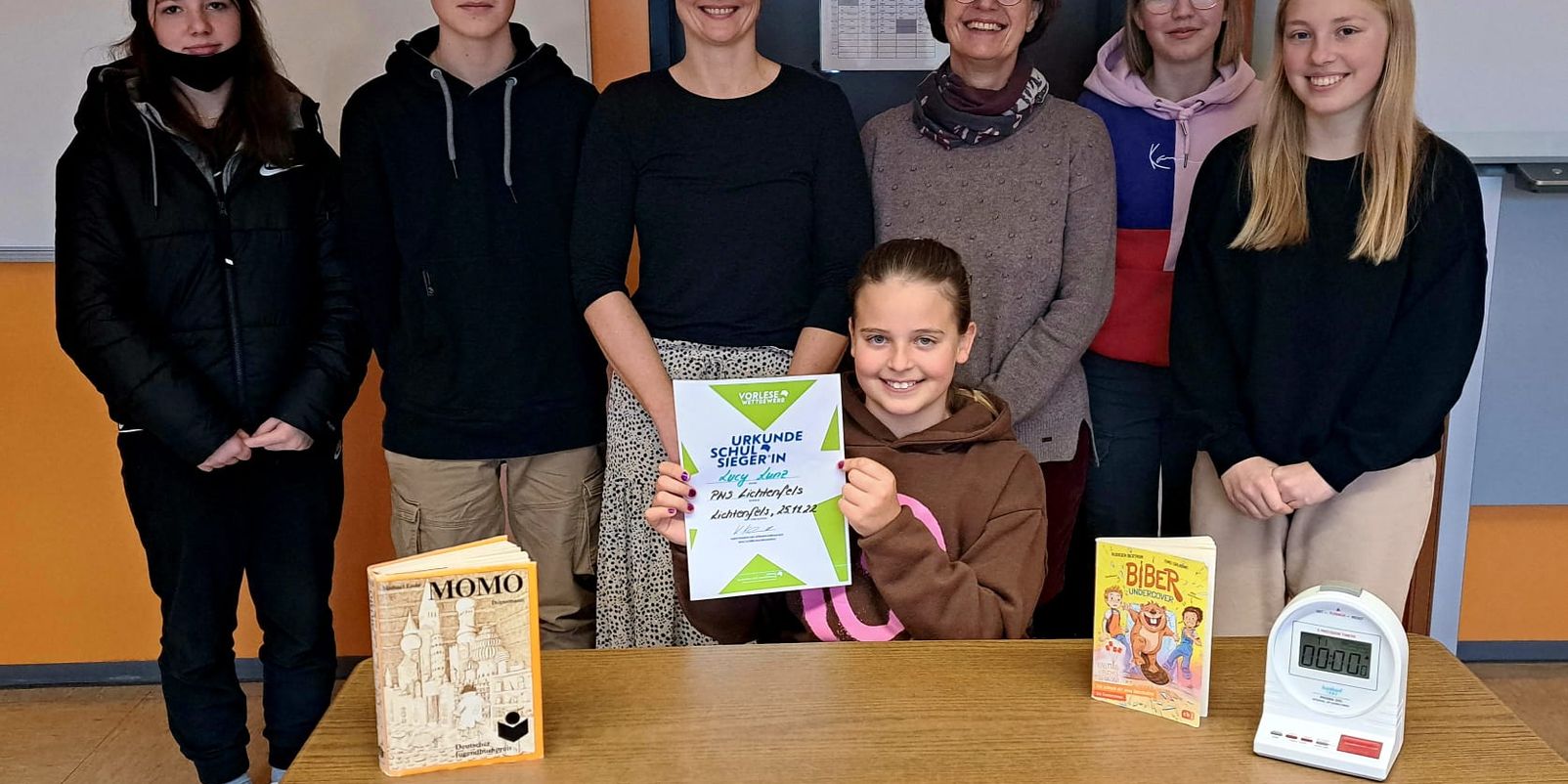 Vorlesewettbewerb der Klasse 6a