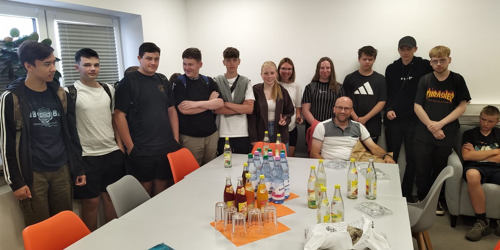 Klasse 9a bei easy2cool in Schney 20.07.2023