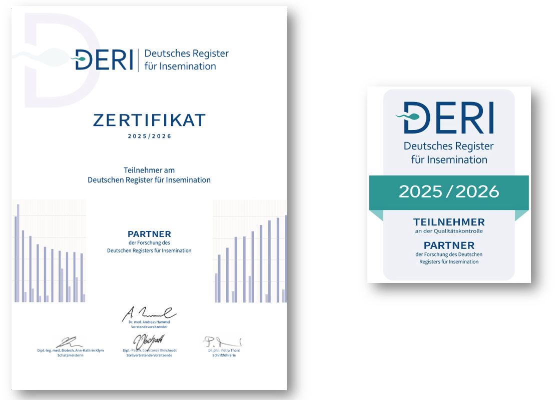 DERI-Zertifikat und DERI-Signet 2025-2026