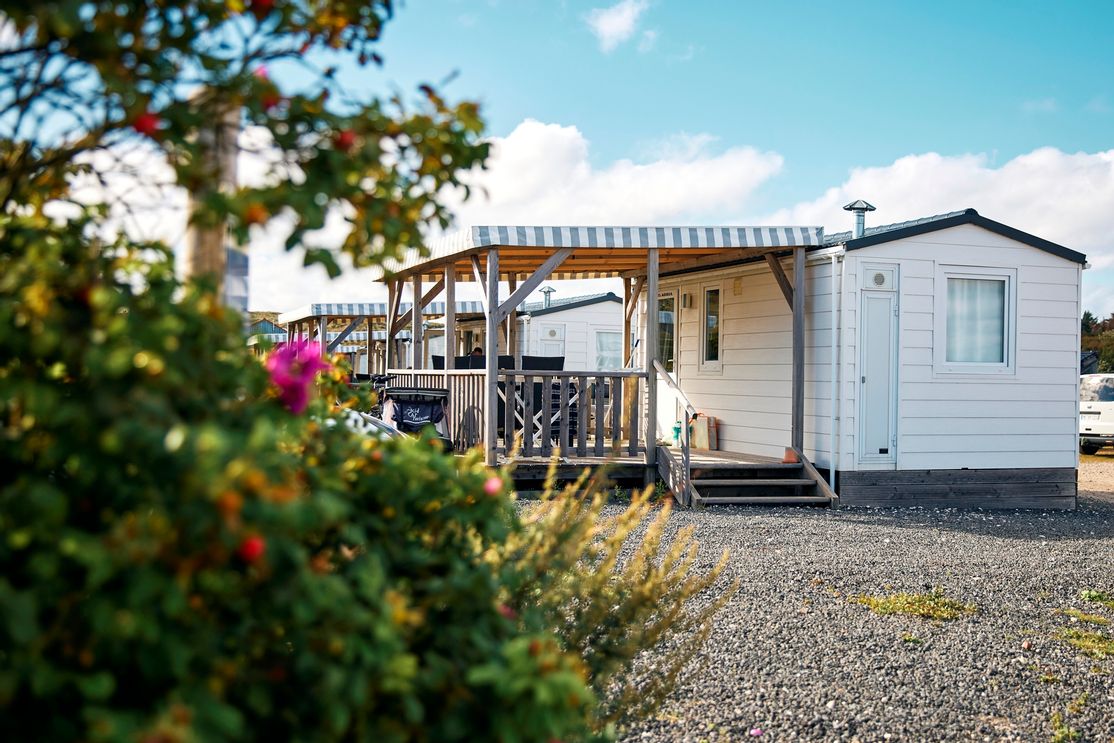 Mobilheim auf dem Campingplatz Westerland