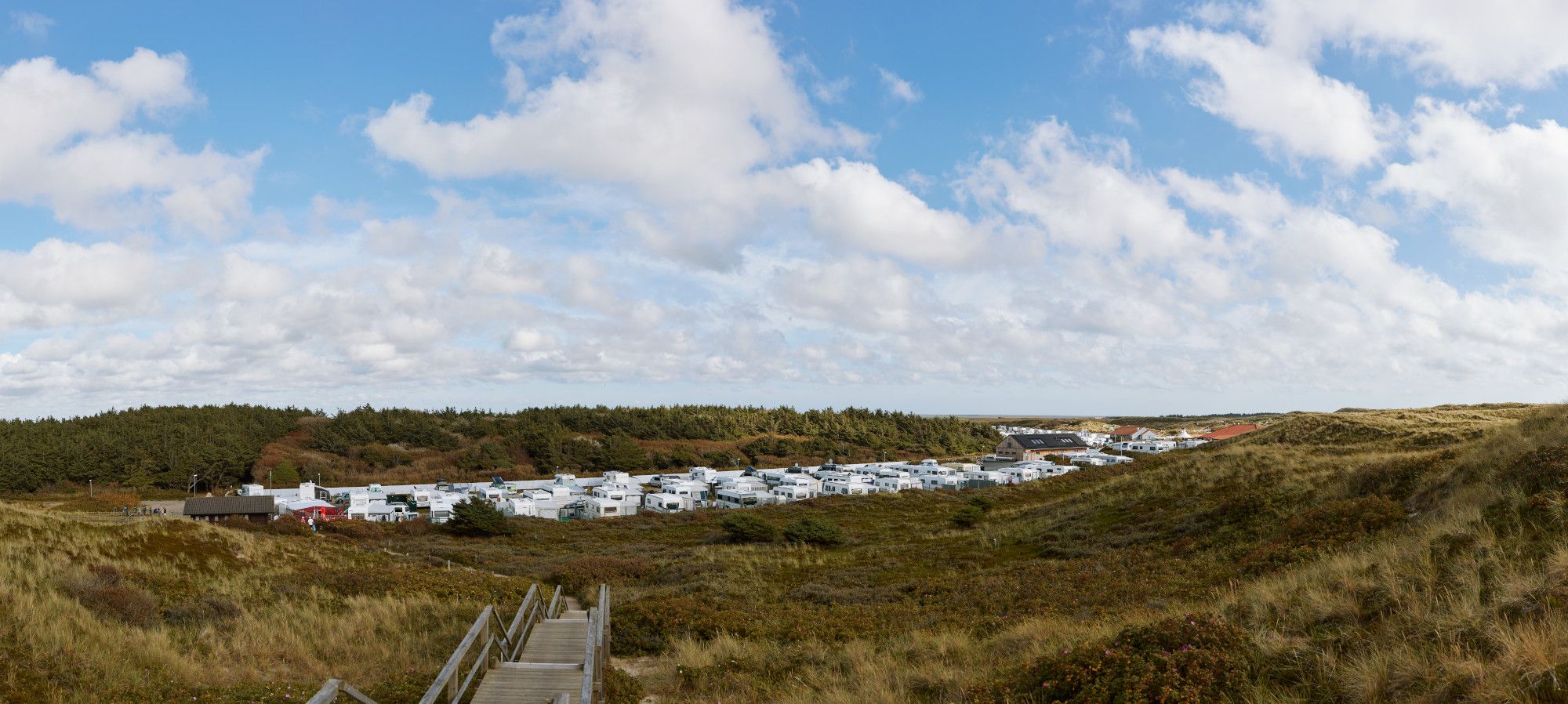 Panorama des Campingplatz Westerland