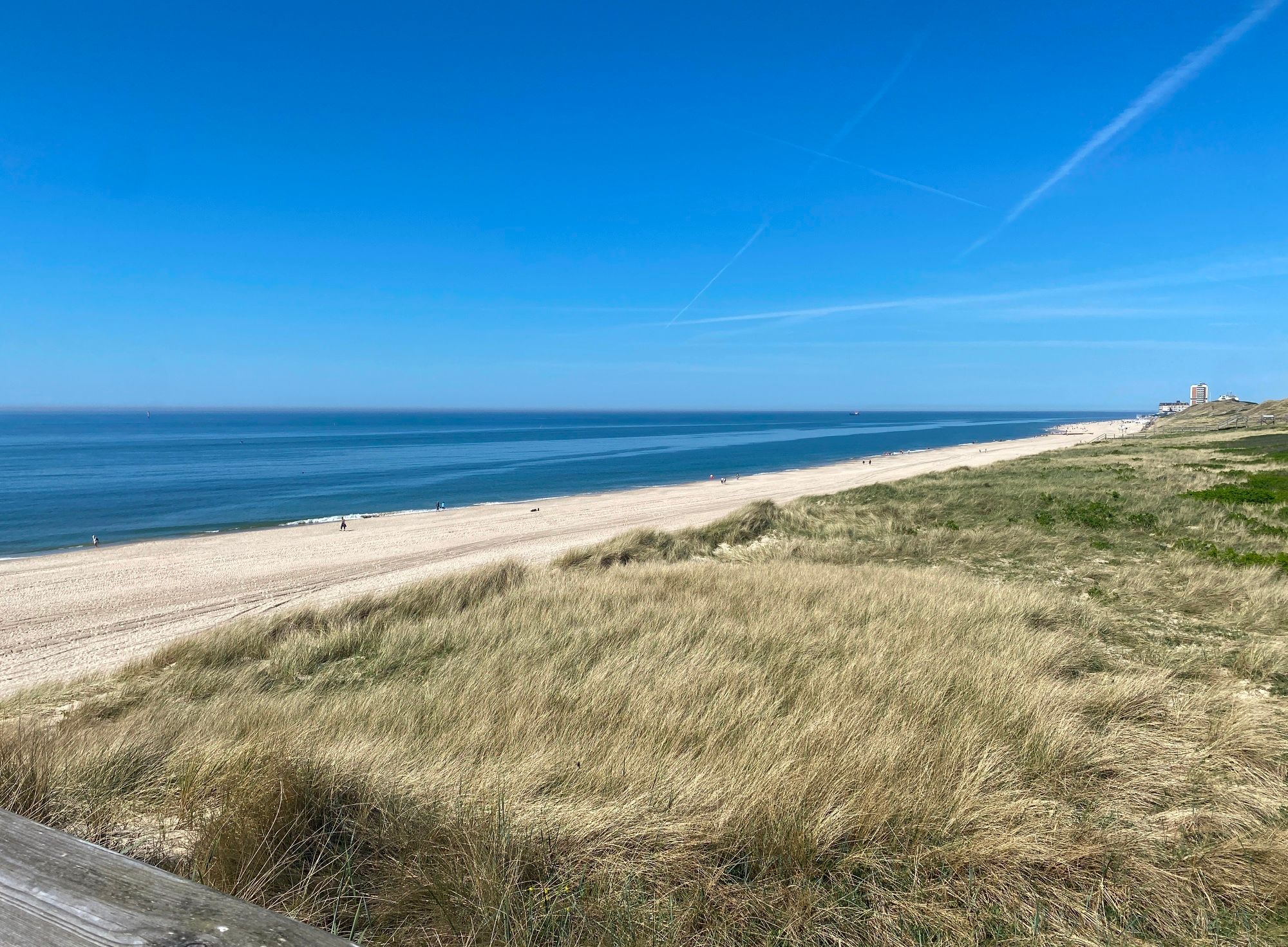 Strandabschnitt am Campingplatz Westerland mit Blick nach Norden