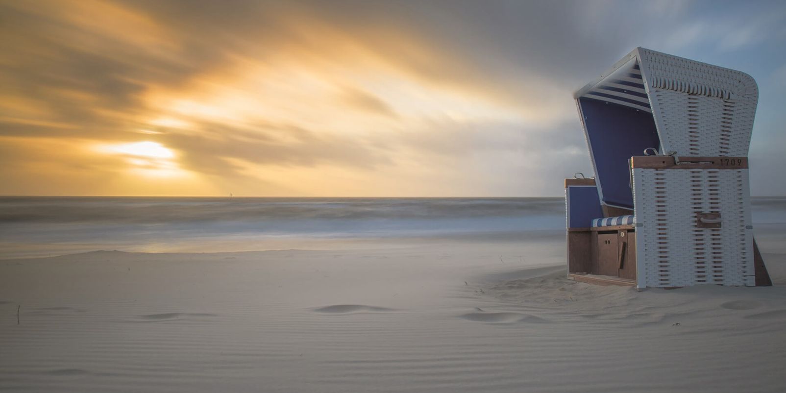 Rückzugsort Strandkorb