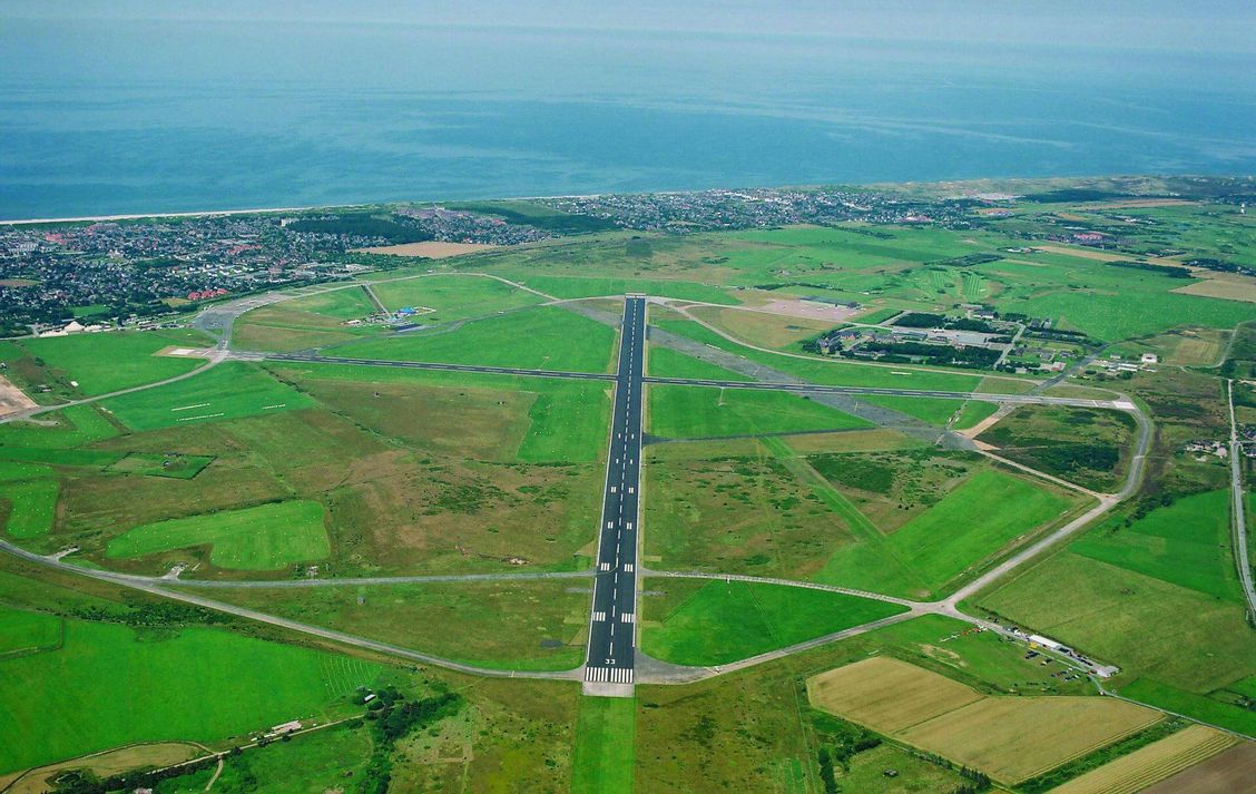 Landebahn auf Sylt