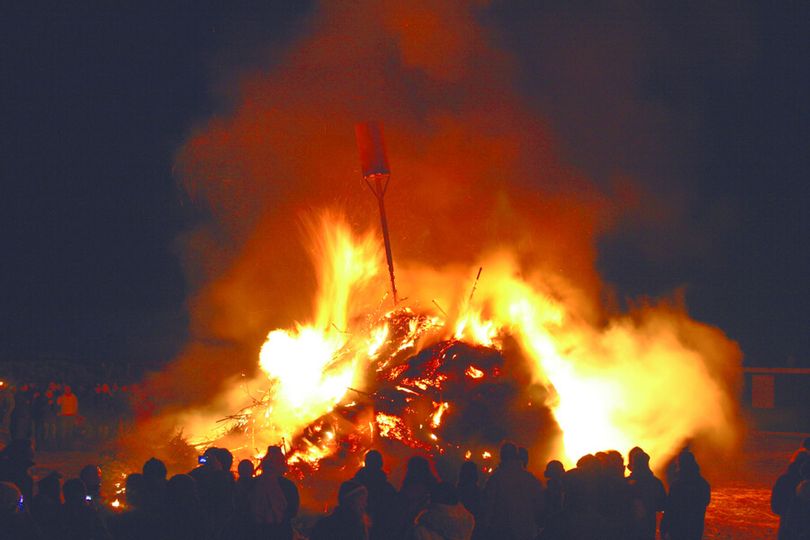 Biike mit Ölfass auf Sylt