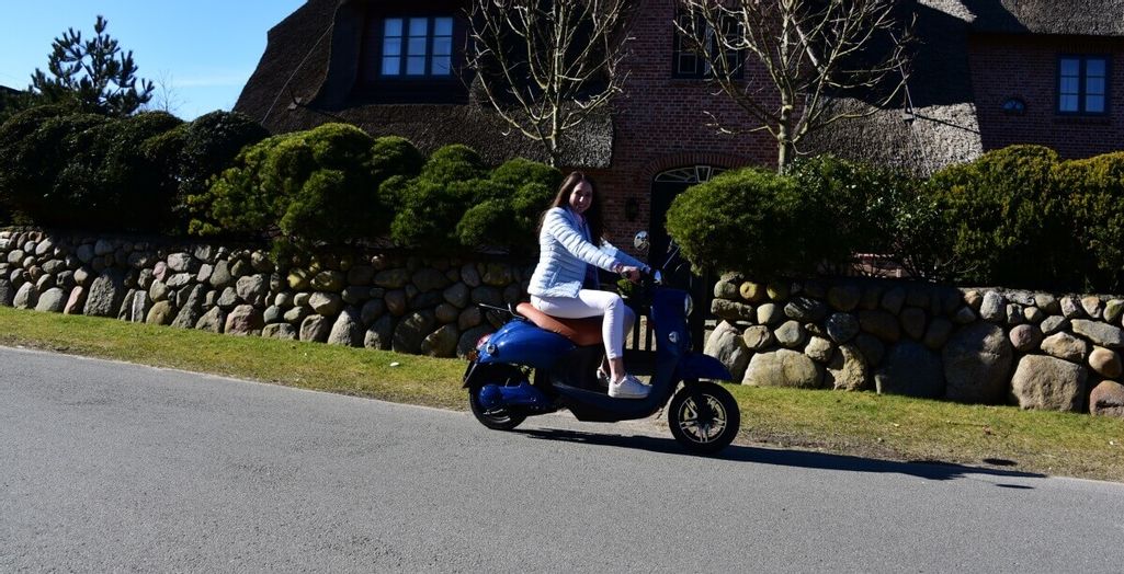 Auslfug mit einem E-Scooter auf Sylt