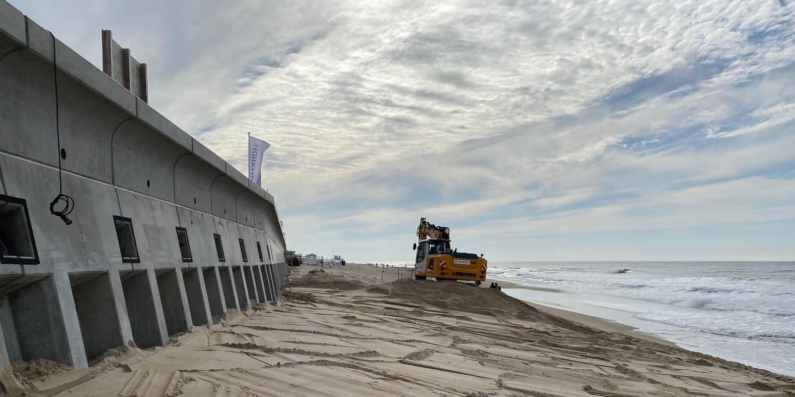 Küstenschutzmaßnahme Ufermauer Westerland