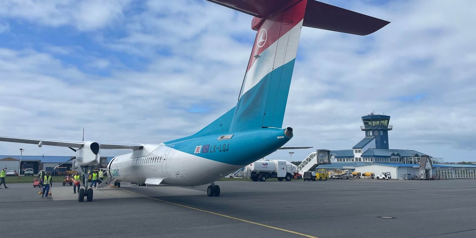Erstflug Sylt-Luxemburg LuxAir