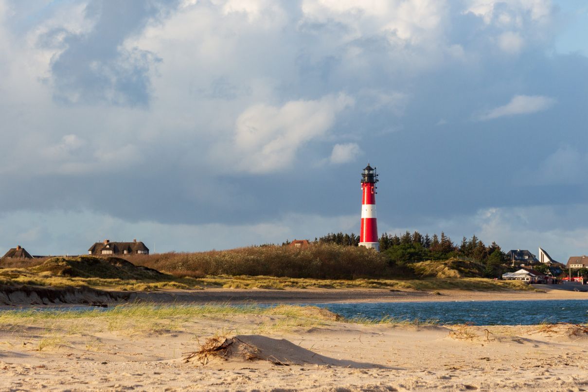 Leuchtturm Hörnum Von Der Südspitze