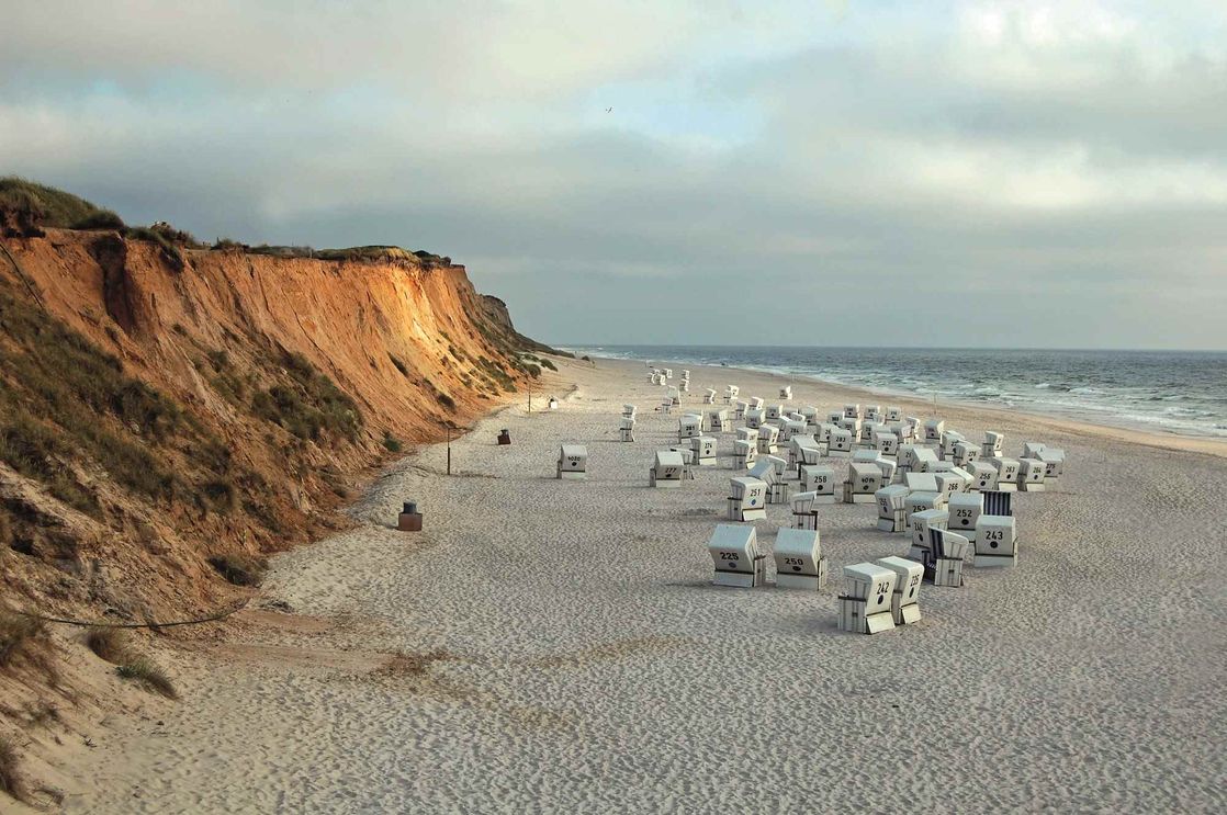 Rotes Kliff in Kampen