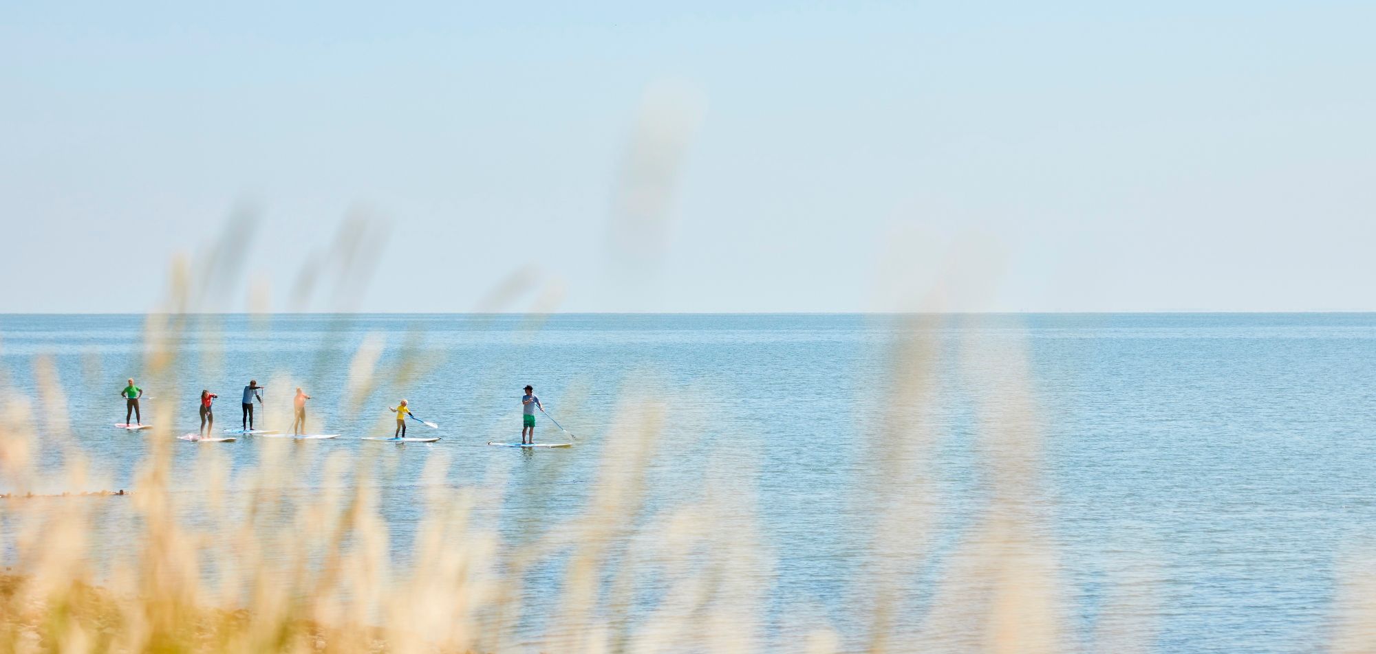 Stand up Paddling in Rantum auf Sylt