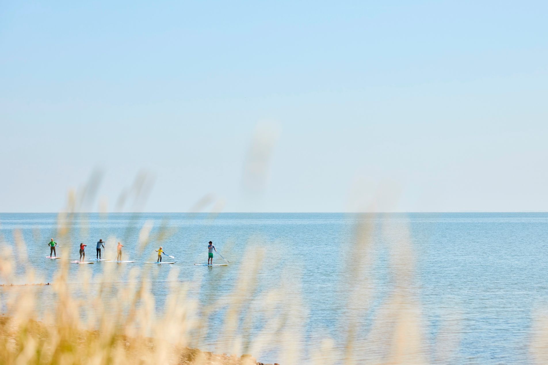 Stand up Paddling in Rantum auf Sylt