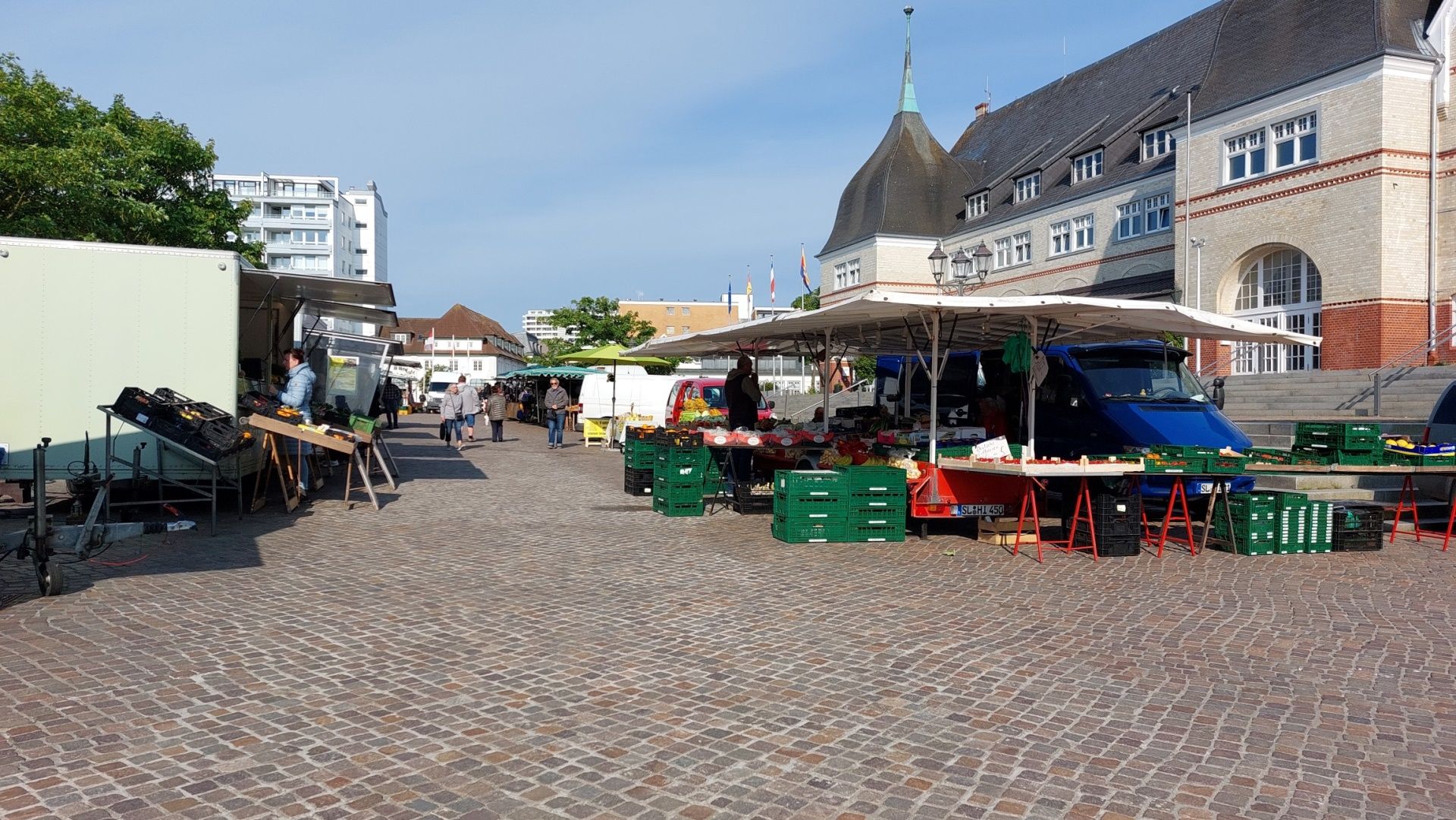 Lokale Anbieter auf dem Westerländer Wochenmarkt