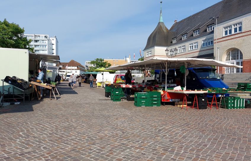 Lokale Anbieter auf dem Westerländer Wochenmarkt