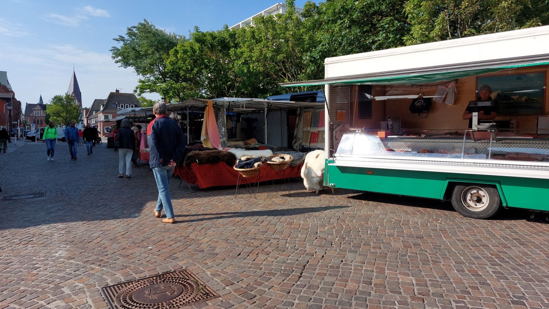 Lokale Anbieter auf dem Westerländer Wochenmarkt