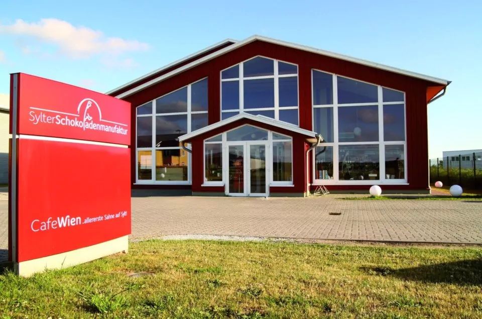 Außenansicht der Sylter Schokoladenmanufaktur