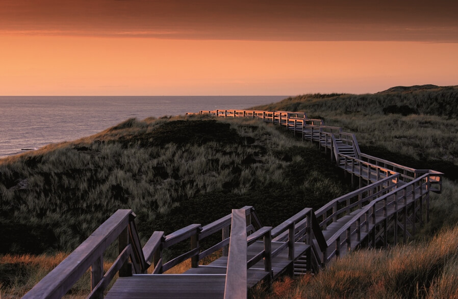 Sonnenuntergang bei Wenningstedt/Sylt