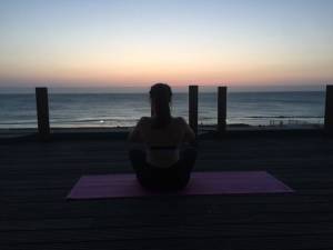 Yoga Session auf Sylt