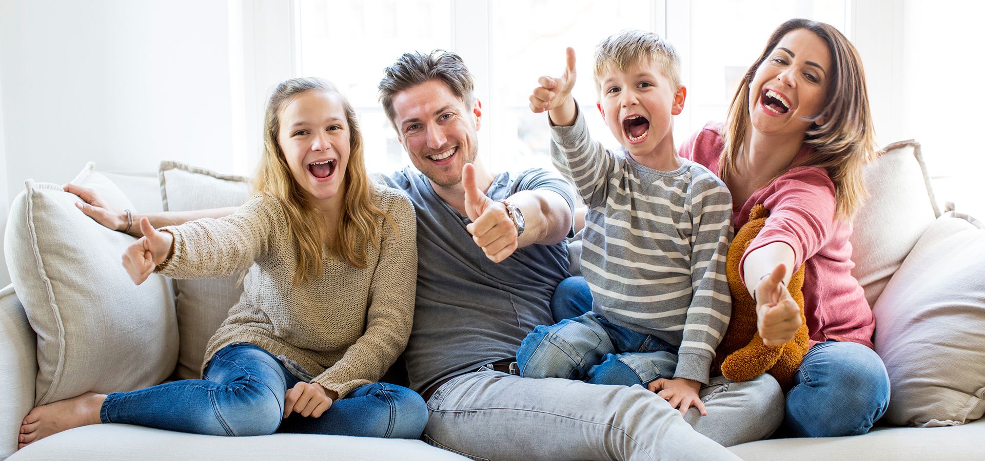 Glückliche Familie