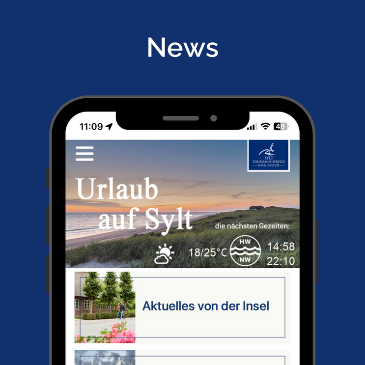 Aktuelles der iSylt-App