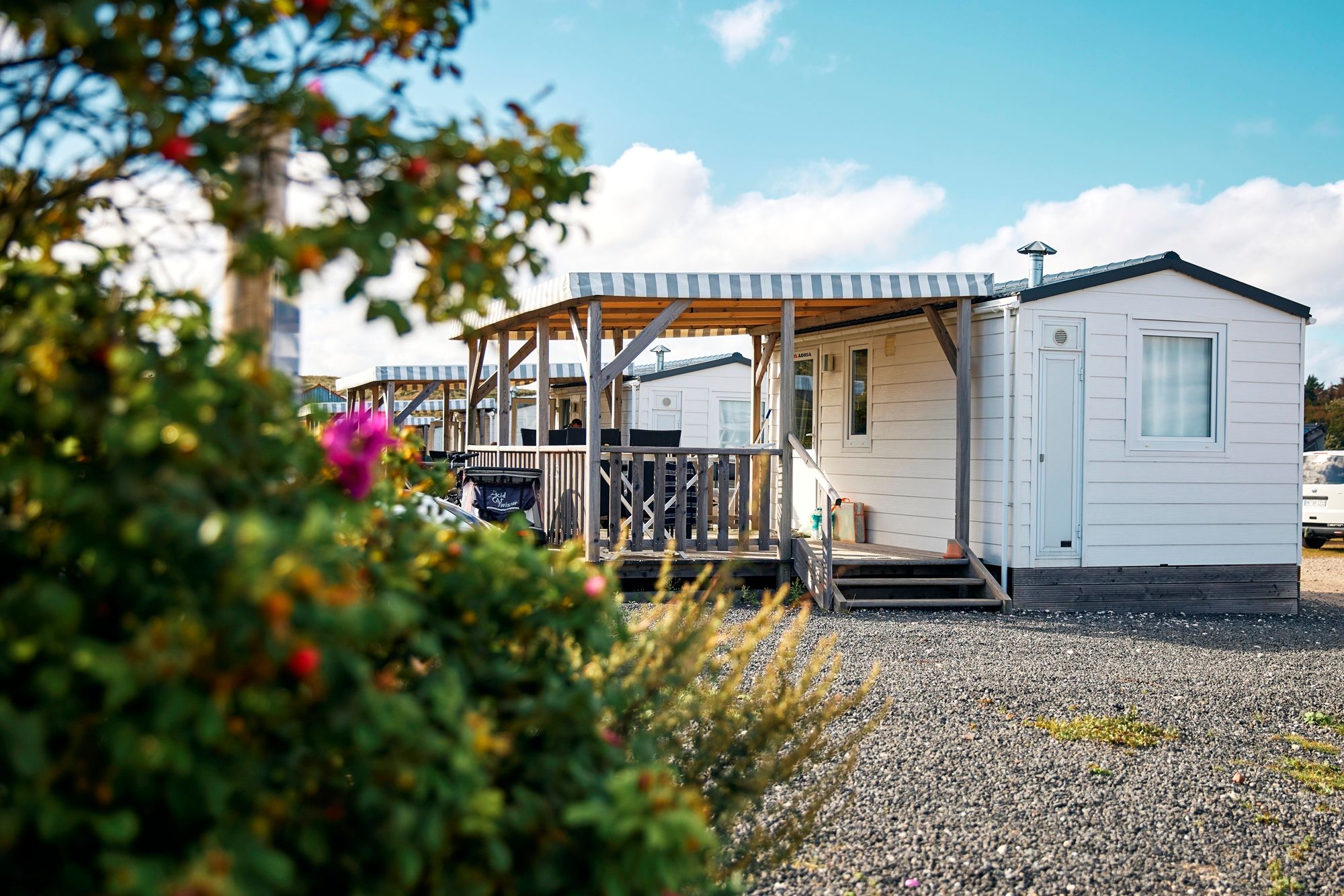 Mobilheim auf dem Campingplatz Westerland