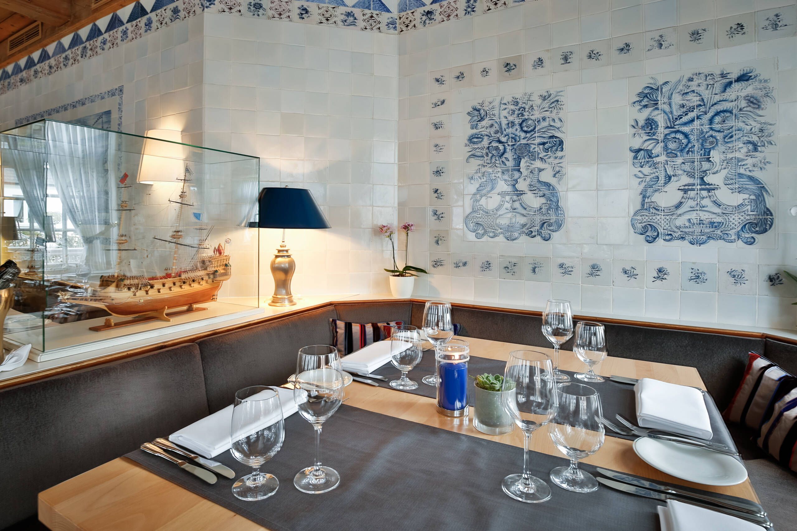 Restaurant JM gedeckter Tisch