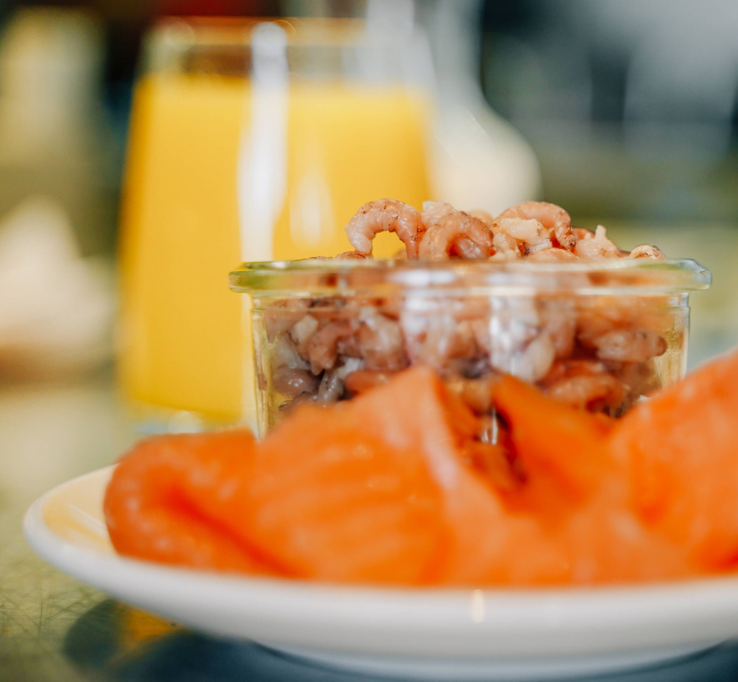 Friends am Strand in Westerland Seafood