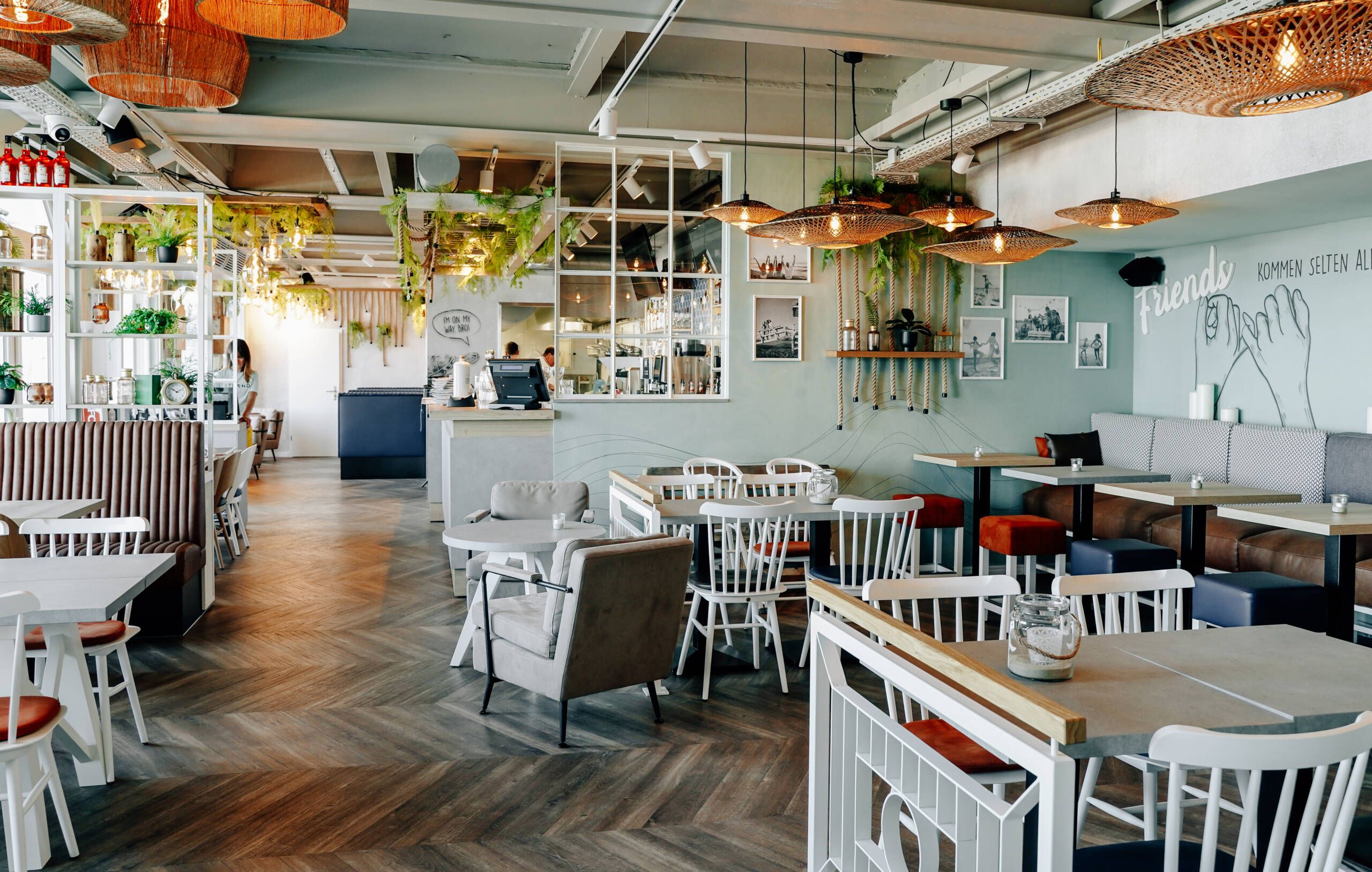Friends am Strand in Westerland Innenbereich