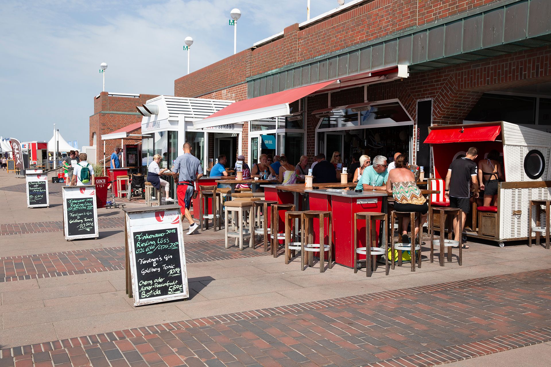 GOSCH am Strand in Westerland auf der Promenade Außenbereich