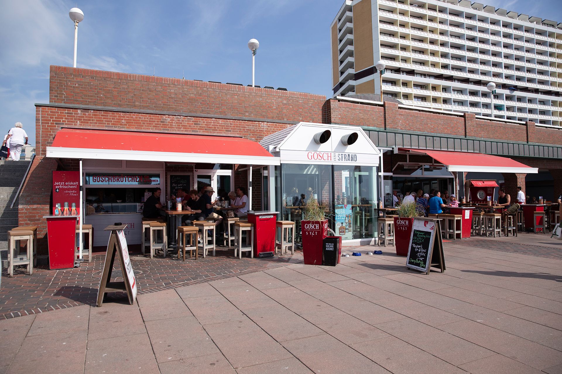 GOSCH am Strand auf der Promenade in Westerland Außenbereich