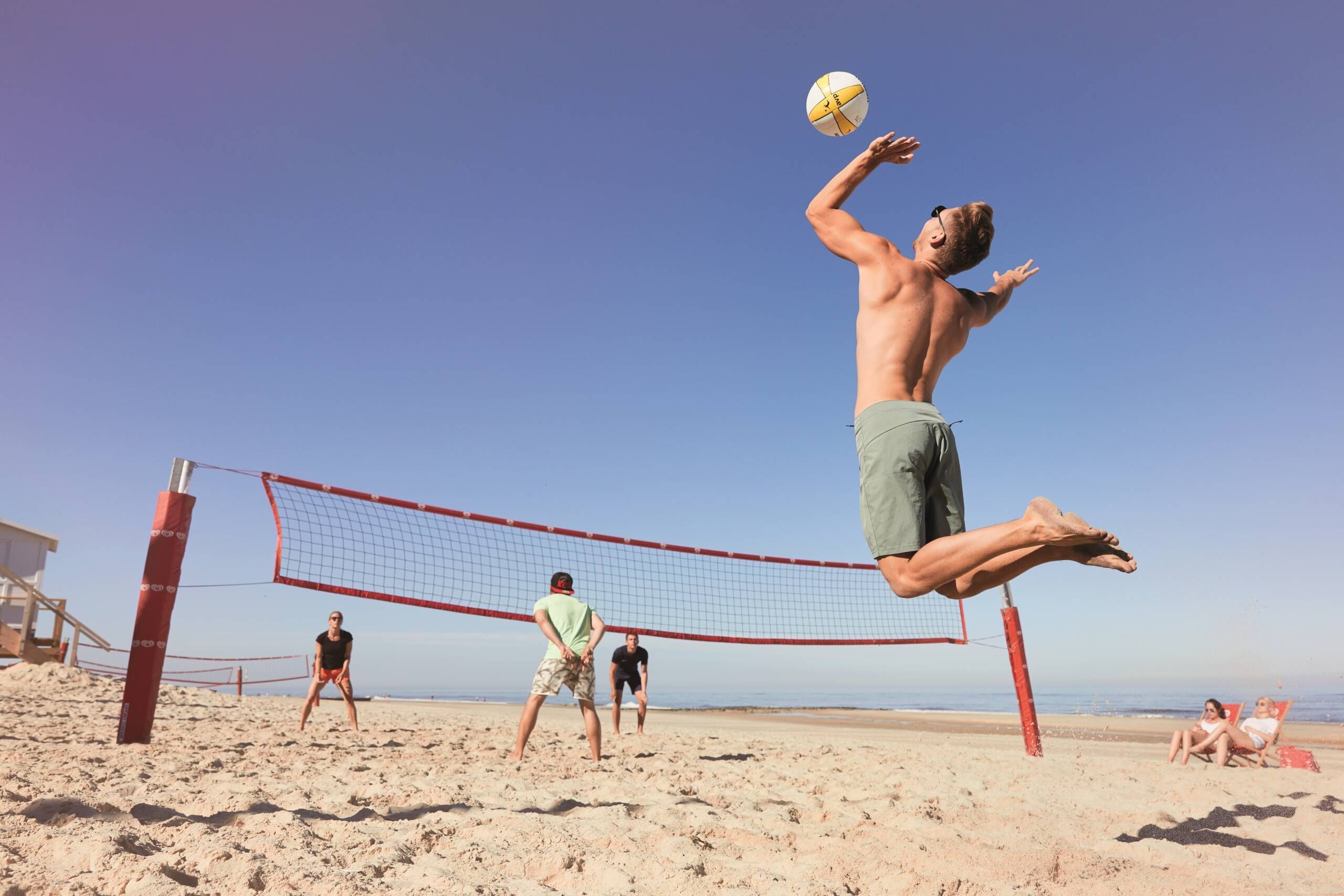 Fun Beach Volleyball am Brandenburger Strand