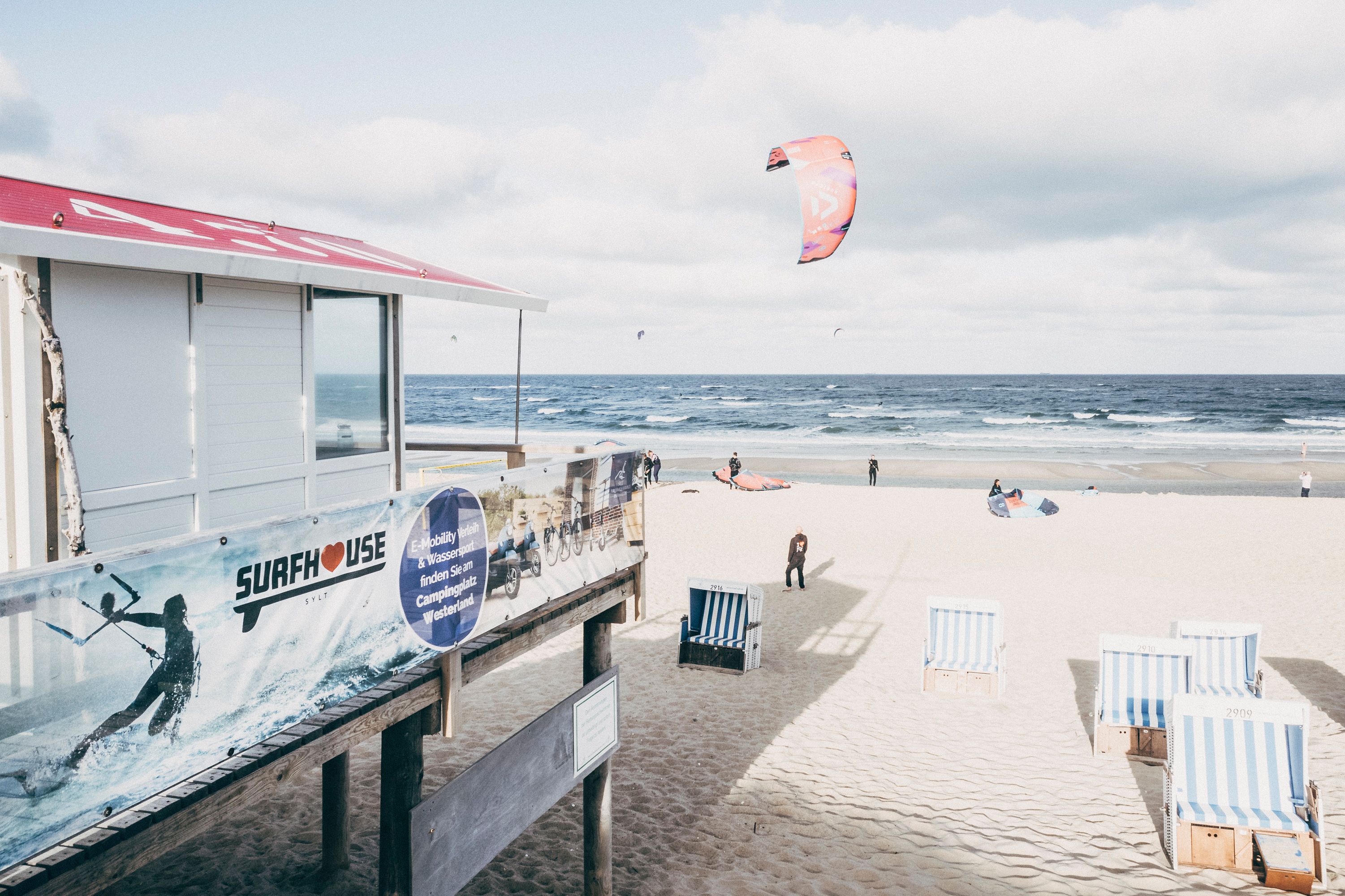 Surfhouse Sylt Kitesurfen Strandübergang Campingplatz Westerland