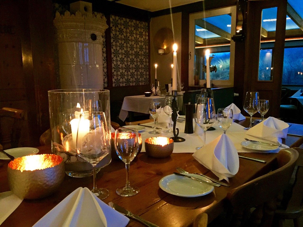 Samoa Seepferdchen Rantum Sylt gedeckter Tisch