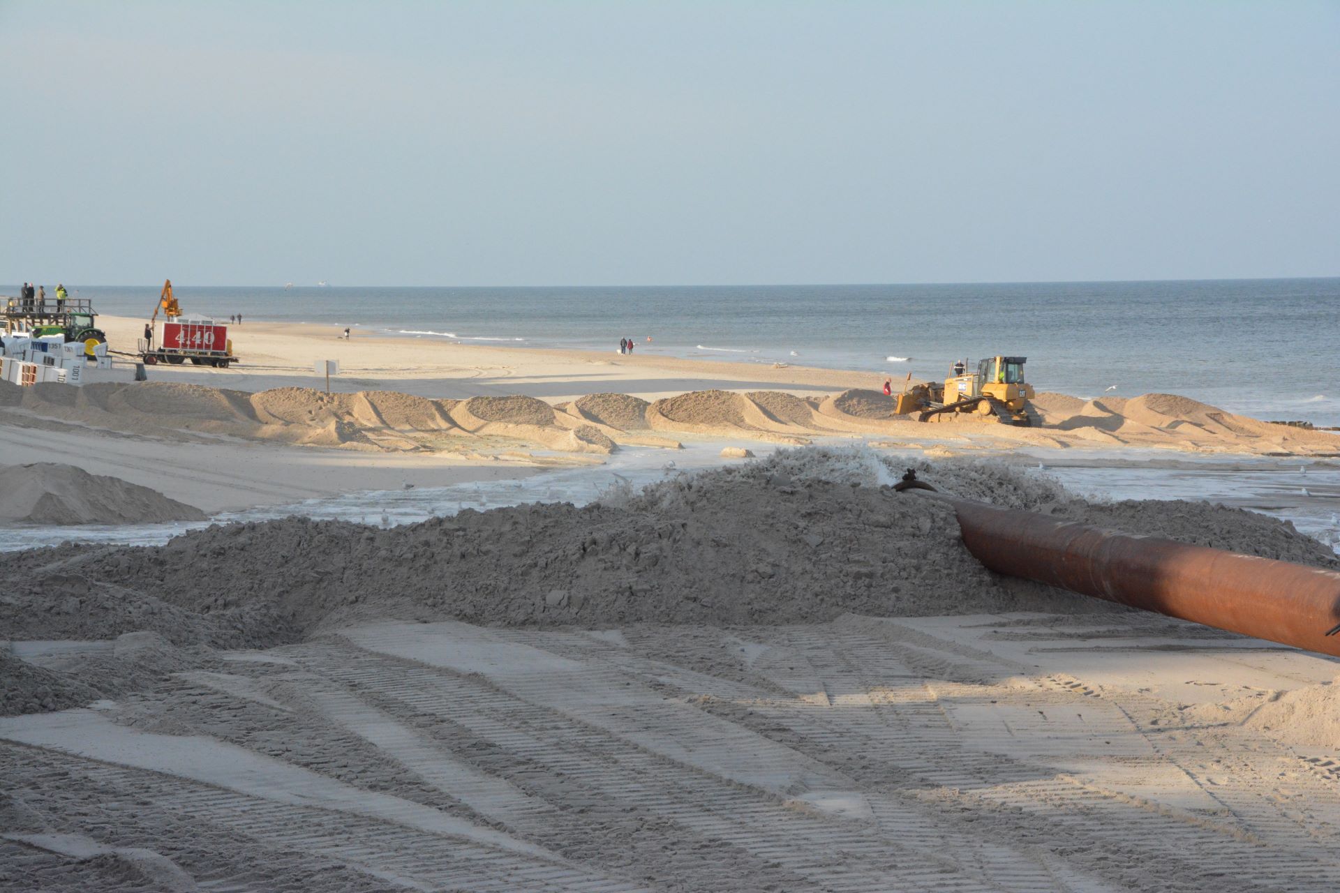 Sandvorspülungen auf Sylt