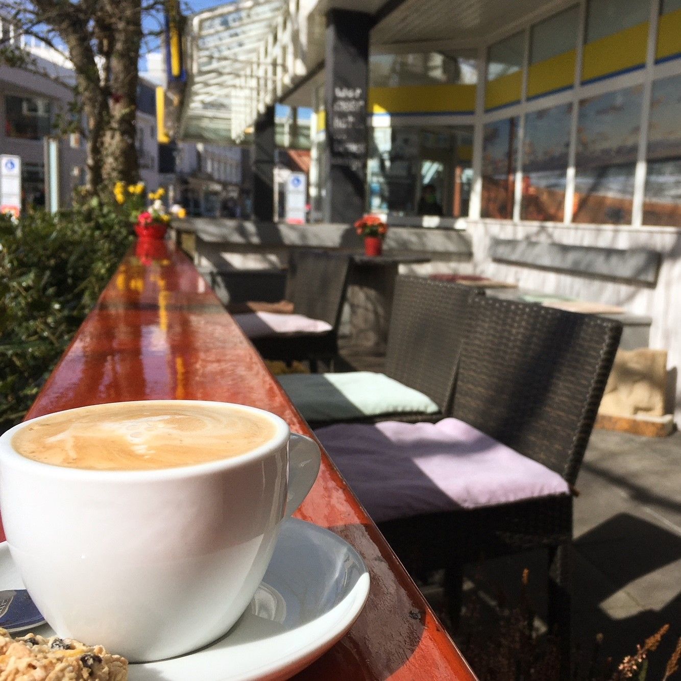 Crêpes Deluxe Sitzbereich Kaffee