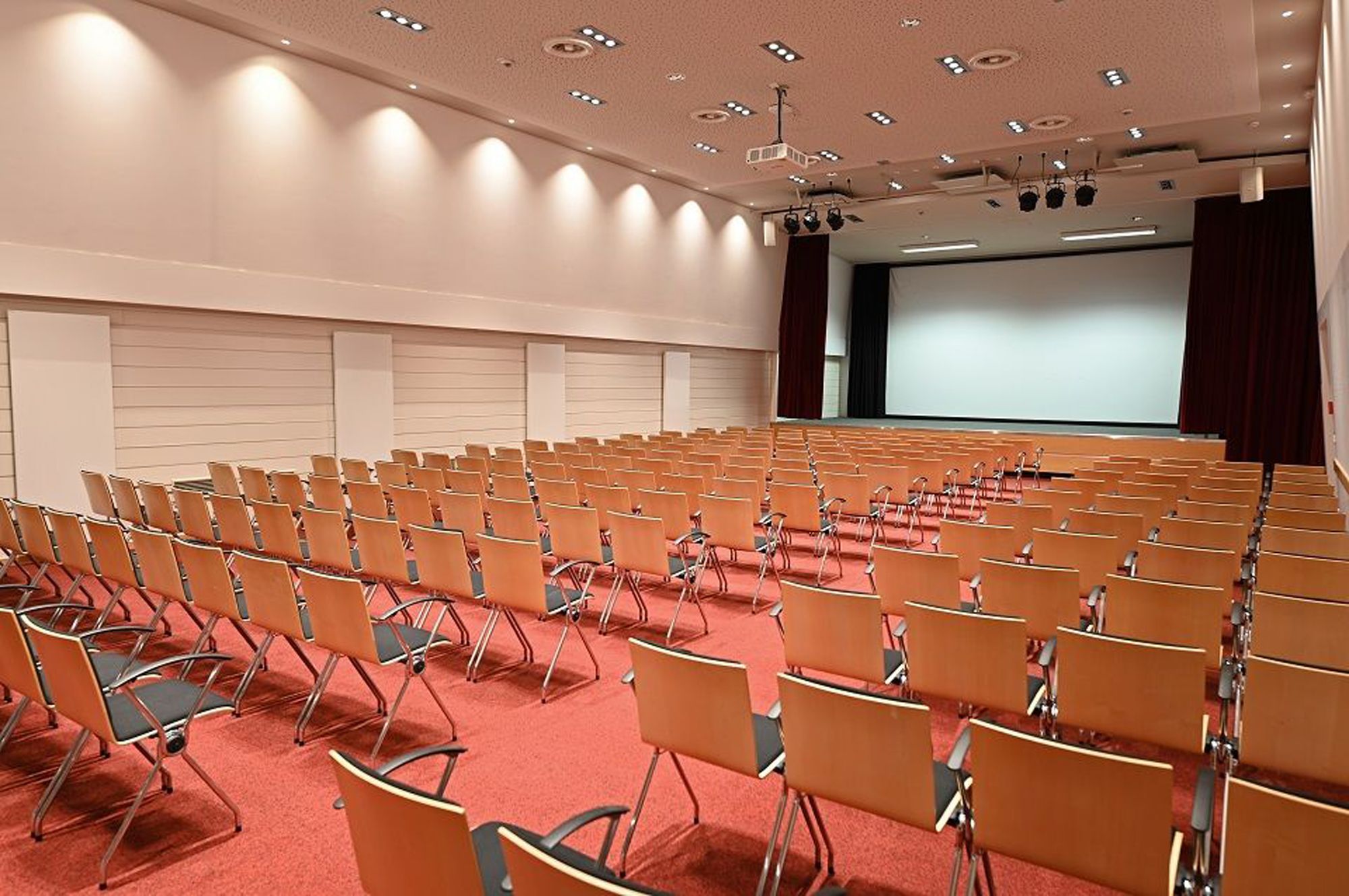 Reihenbestuhlung im Saal Frisia