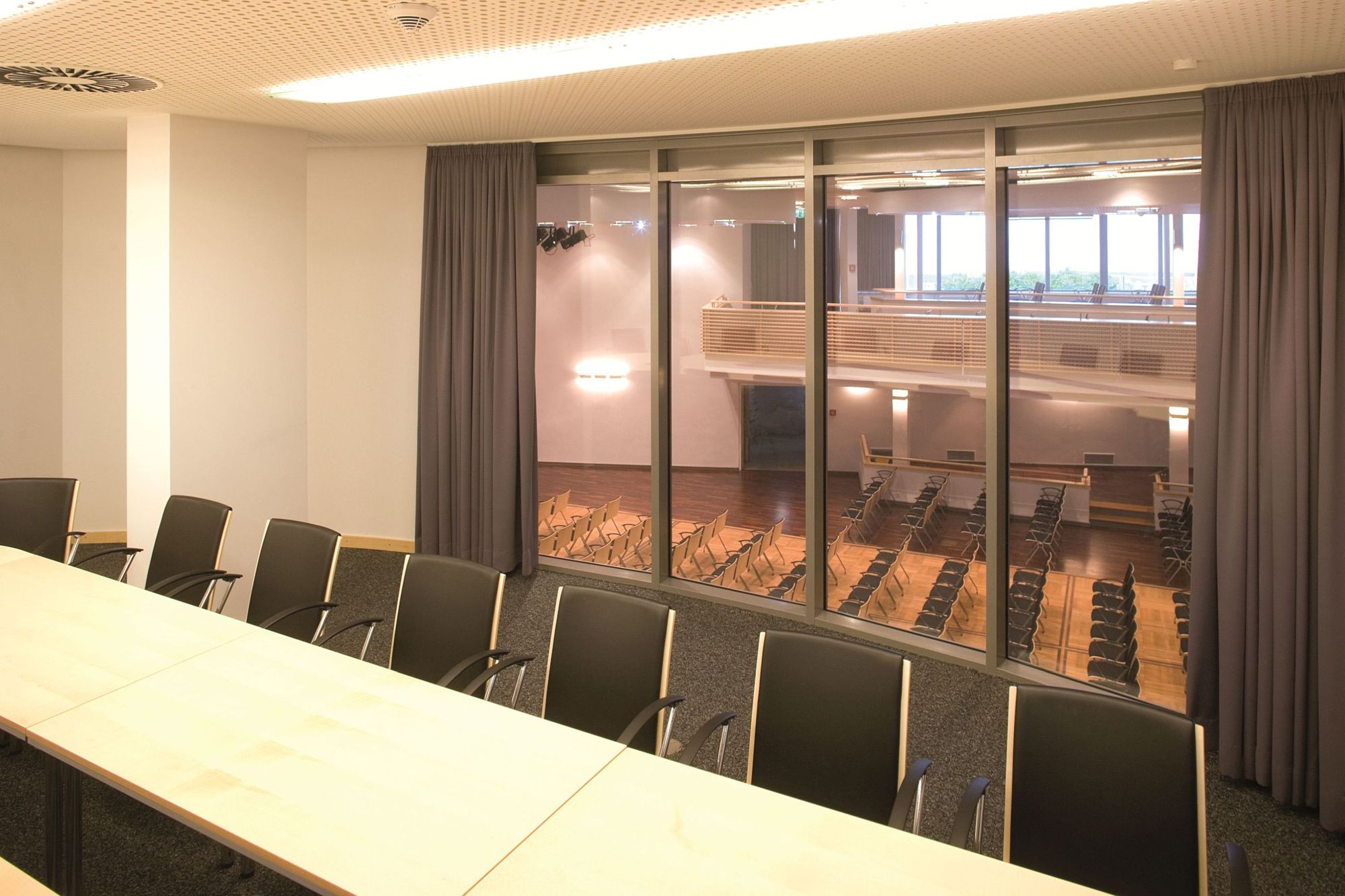 Blick von Raum Kaiser auf den Saal Westerland im Congress Centrum Sylt