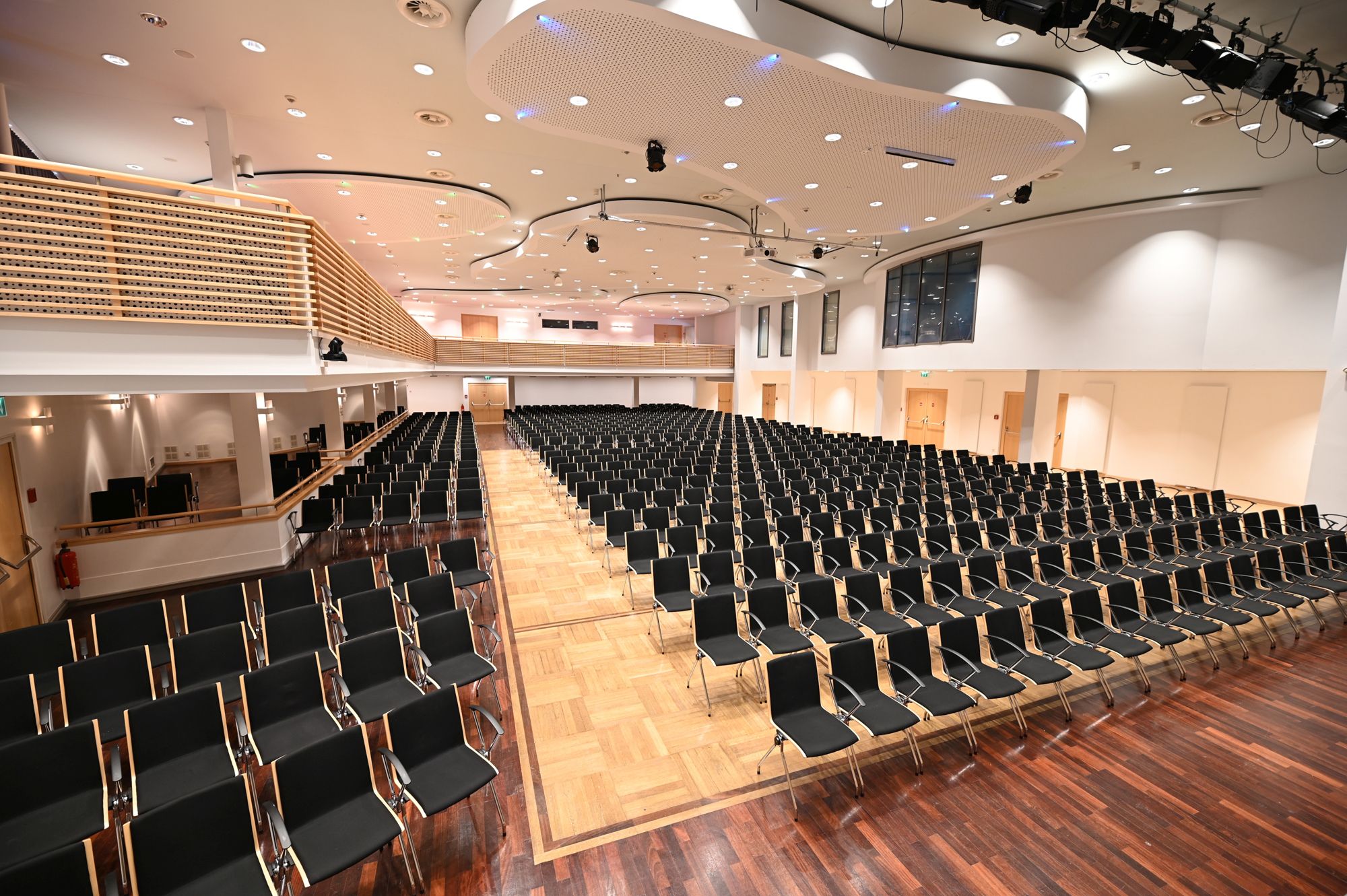 Reihenbestuhlung im Saal Westerland im Congress Centrum Sylt