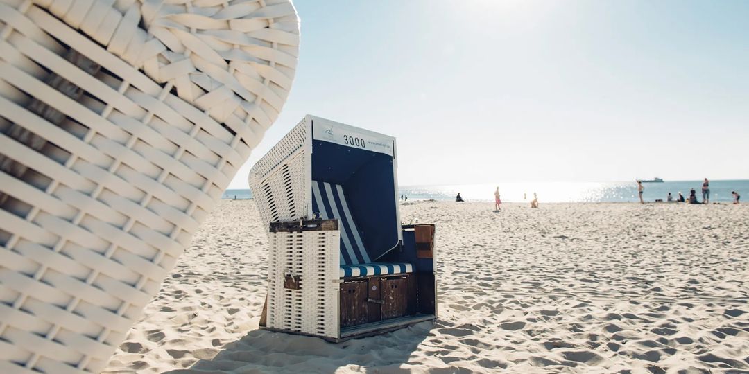 Strandkorbverkauf zum Saisonende