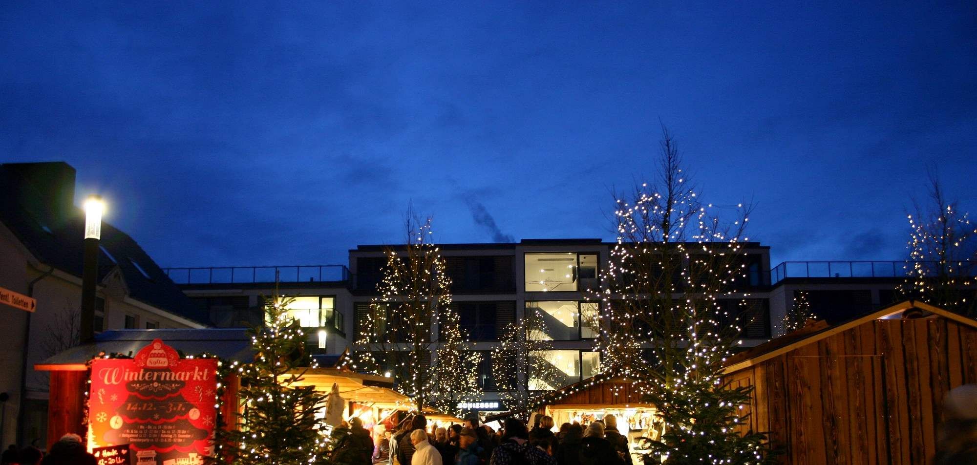 Eingang zum Sylter Wintermarkt