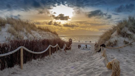 Strandübergang in Kampen Sylt