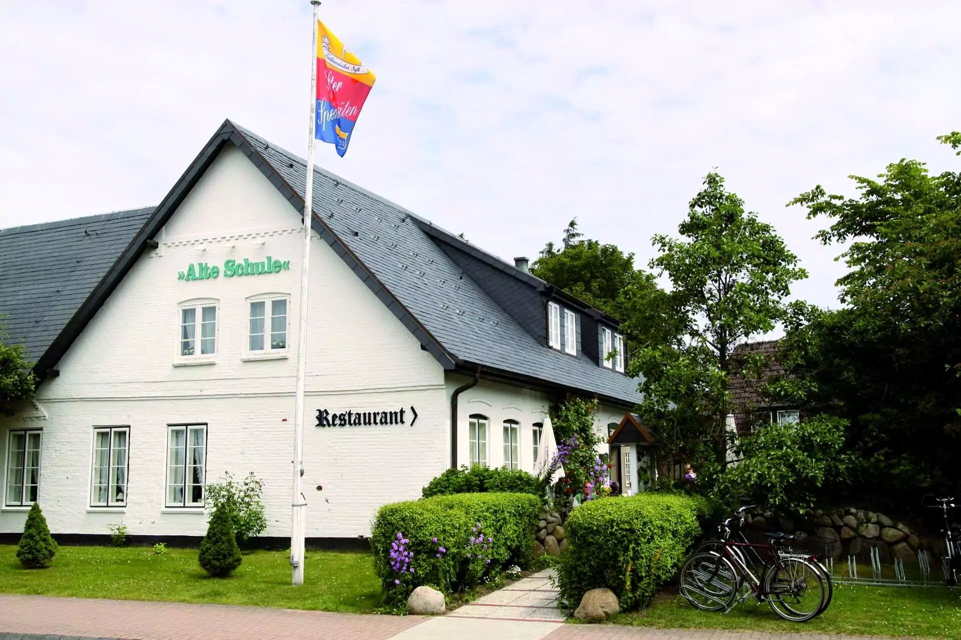 Restaurant Alte Schule außen in Archsum